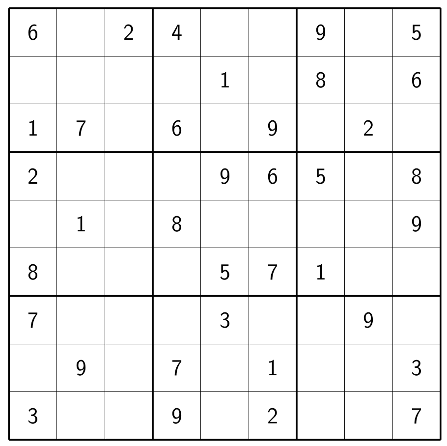 Sudoku Variants Series (029) - Clone — Rätselportal — Logic